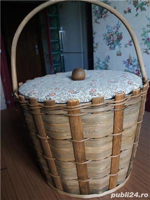 Cos bambus- executat manual - imagine 3