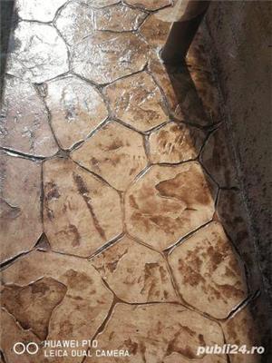 Beton elicopterizat,amprentat ,finisat,sape elicopterizate,trotuare,curti,garaje,hale - imagine 13