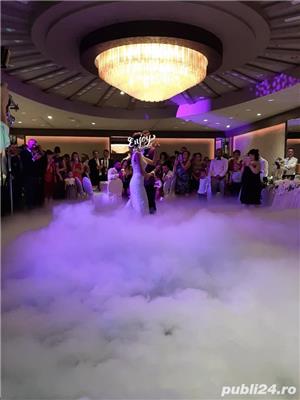 Fum greu & gheață carbonică, artificii dansul mirilor, balonașe săpun - imagine 3