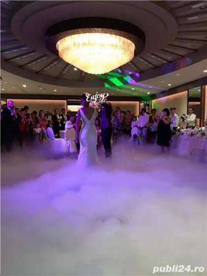 Fum greu & gheață carbonică, artificii dansul mirilor, balonașe săpun - imagine 5