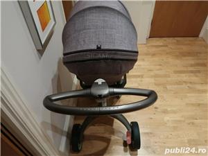 Carucior bebe Stokke xplory v6 gri melange complet