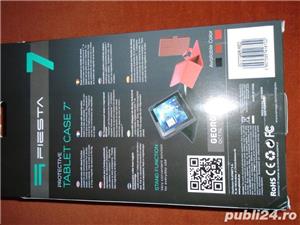 Husa noua  universala  pentru tableta 7 , rosie, din piele ecologica, Model FIESTA GEORGIA  MTE7003 - imagine 4