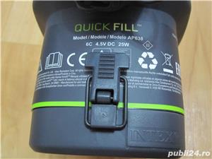 Pompa aer Intex Quick Fill 6C model AP638 portabila,pe baterii-ieftina - imagine 3