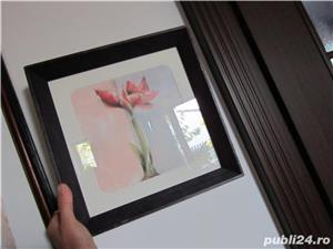 Strelitzia floare Art by Vitor Vivaldi-tablou vintage-rama 3D lemn-cadou deosebit