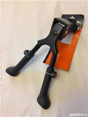 Cric dublu din Al reglabil,nou