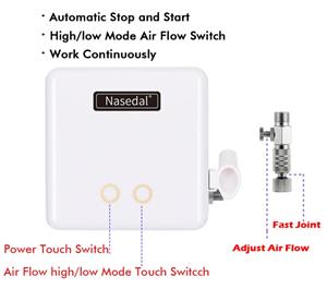 Mini compresor aerograf, functie Start/stop - imagine 5