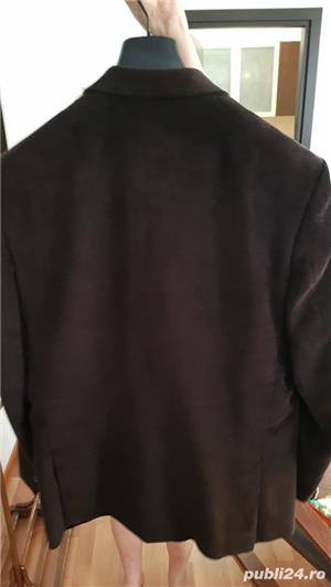 Costum bărbătesc raiat, maro