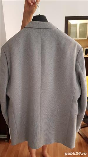 Sacou bărbătesc gri deschis