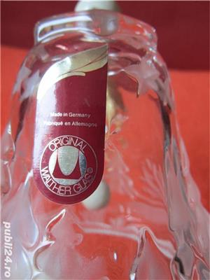 cadou rar  Clopot sticla Original Walther Glass Christmas bell - imagine 2