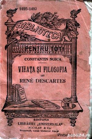 Vieaţa şi filosofia lui René Descartes de C. Noica