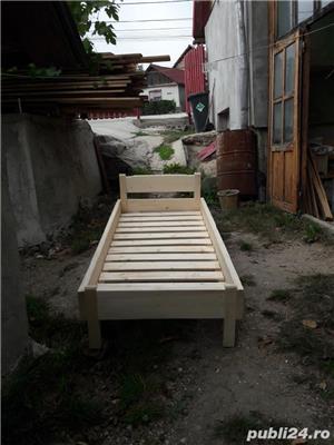 pat din lemn masiv - imagine 3