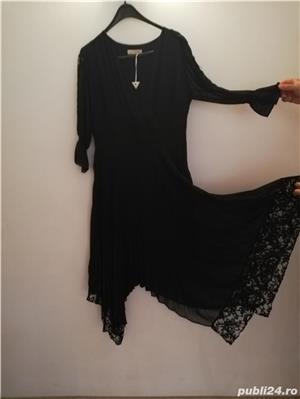 Rochie de seara neagra, marimea 44-46 - imagine 4