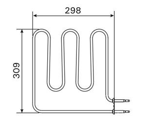 Rezistenta electrica Harvia 1500W pentru incalzitoare Harvia Vega