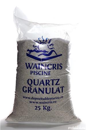 Nisip cuartos Waincris Piscine pentru filtre piscine 0,4-0,8 mm 25kg