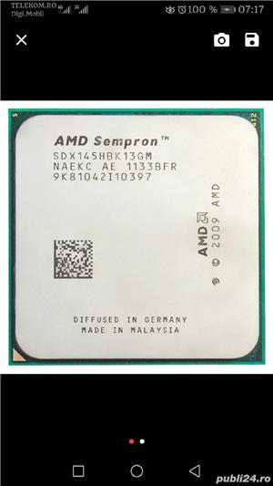 Procesor AMD Semron + 2x2gb RAM DDR3 + placa video