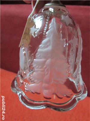 cadou inedit Craciun Clopot sticla -Original Walther bell-Germany - imagine 5