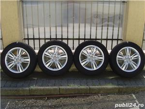 Jante de aliaj ca Noi 5x112 pe 17 originale Audi Q3(VW Tiguan)/c.iarna ca Noi 215/60R17 Dunlop 8,5mm