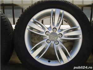 Jante de aliaj ca Noi 5x112 pe 17 originale Audi Q3(VW Tiguan)/c.iarna ca Noi 215/60R17 Dunlop 8,5mm - imagine 3