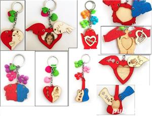 brelocuri din lemn personalizate cu foto