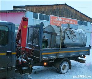 efectuez transport cu macara, relocare tonete, containere. utilitara cu macara si basculare
