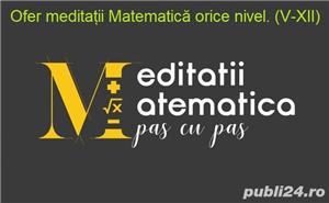 Meditații Matematică orice nivel. (V-XII) 
