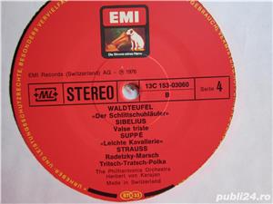 vinil  Karajan 2xLP-Ponchinelli,Chabrier,Waldteufel,Sibelius,Suppe etc - imagine 3