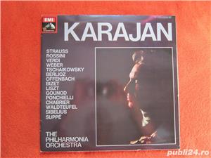 vinil  Karajan 2xLP-Ponchinelli,Chabrier,Waldteufel,Sibelius,Suppe etc