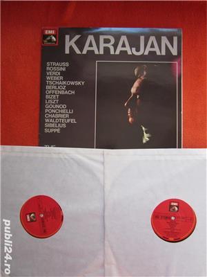 vinil  Karajan 2xLP-Ponchinelli,Chabrier,Waldteufel,Sibelius,Suppe etc - imagine 2