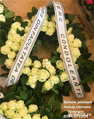 Imprimanta panglici funerare.Sistem portabil de imprimare care se  poate conecta la computer, imprim