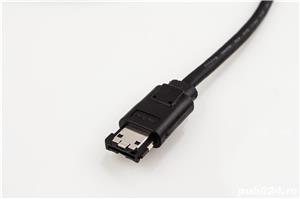 2x Cablu eSATA(t)-eSATA(t) 1m  Conector A tip: eSATA tata Conector B tip: eSATA tata Lungime 1 metru - imagine 4