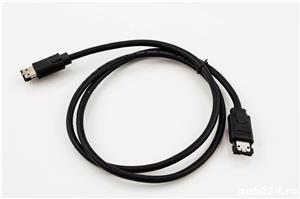 2x Cablu eSATA(t)-eSATA(t) 1m  Conector A tip: eSATA tata Conector B tip: eSATA tata Lungime 1 metru