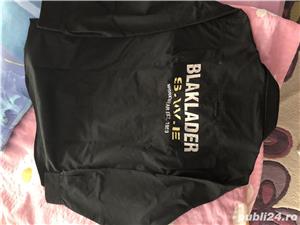 Cămașă neagră cu capse - imagine 2