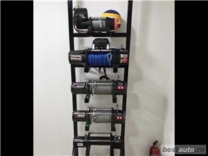  Troliu PW 8000 E SR cu coarda sintetica 12V “PowerWinch”- NOU - imagine 5