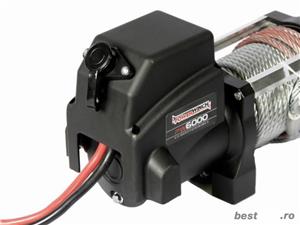 Troliu Electric PW6000E pentru 4X4 cu 2 usi-2722 kg.pe horizontala NOU - imagine 4