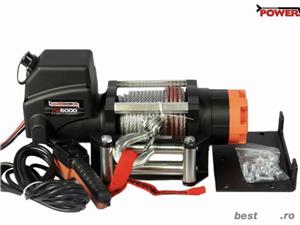 Troliu Electric PW6000E pentru 4X4 cu 2 usi-2722 kg.pe horizontala NOU