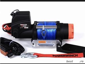Troliu PW 6000 lb SR cu cablu sintetic - 2722 kg PowerWinch - NOU