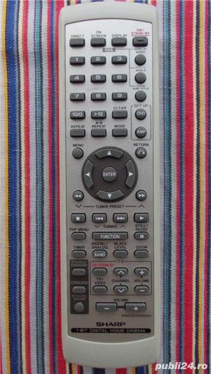 Telecomanda SHARP cd-302,mini disc md-r1,RRMCG0356Awsa home cinema,portabile...8 modele audio - imagine 8
