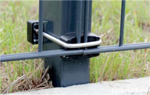 Set clema / brida de fixare pe stalpi, panouri de gard bordurat, 2D - imagine 5