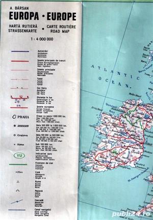 Europa, harta rutieră