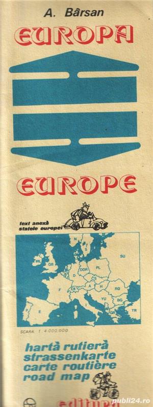 Europa, harta rutieră - imagine 2