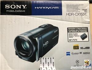 Camera video Sony HDR-CX155 Full HD Zoom 25x /Memorie 16GB + Husa Sony LCM-CXC