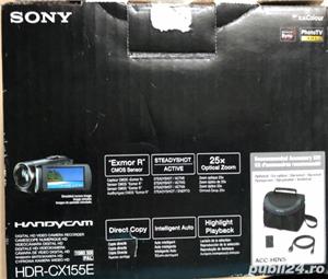 Camera video Sony HDR-CX155 Full HD Zoom 25x /Memorie 16GB + Husa Sony LCM-CXC - imagine 2