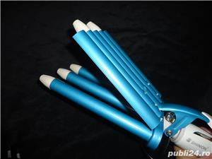 Ondulator cvintuplu electronic profesional 5 in 1 ecran lcd 80-230 c nano titaniu invelis ceramic  - imagine 4