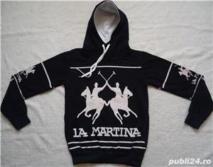 Hanorac unisex gluga bumbac bleumarin gros flausat bluza sport casual hoodie dama barbati