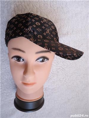 Sapca neagra unisex panza monograme LV maro masura universala sepci dama barbati dimensiune reglabil - imagine 5