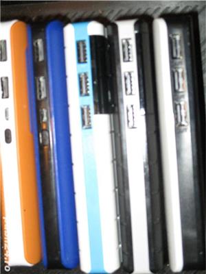 Acumulator extern 16800 mAh POWER BANK USB portabil 3 USB si lanterna cablu incarcare Micro-usb la U - imagine 5