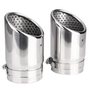 Ornamente toba esapament pentru VW Golf 7 (08.2012-), inox, argintiu, set 2 buc | Timisoara - imagine 2