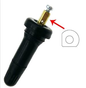 Valva cauciuc unghi 90 pt senzor presiune roti roata janta - imagine 3