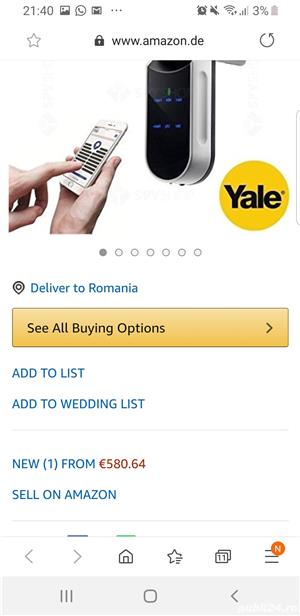 Butuc Usa cu Amprenta ,telecomanda si cod wireless - imagine 4