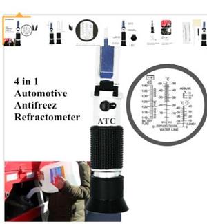 Refractometru 4 in 1 antigel, adblue, acid baterie, lichid parbriz